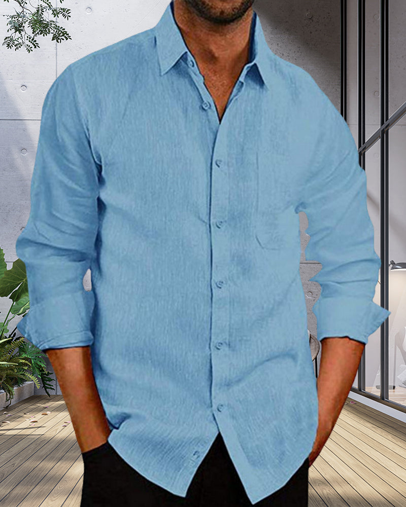 Tomáš – Pánská Košile s Dlouhým Rukávem