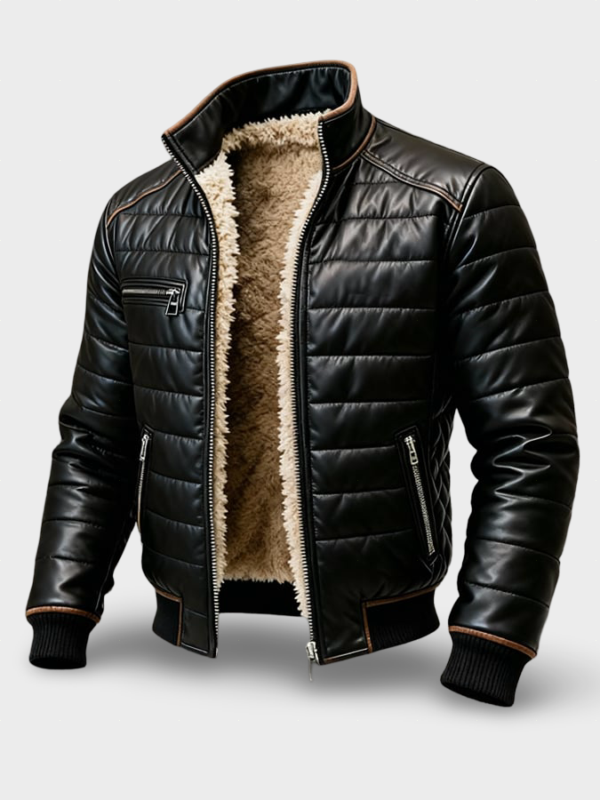 BRUNON - LUXUSNÍ ZATEPLENÁ BUNDA S MĚKKOU PODŠÍVKOU