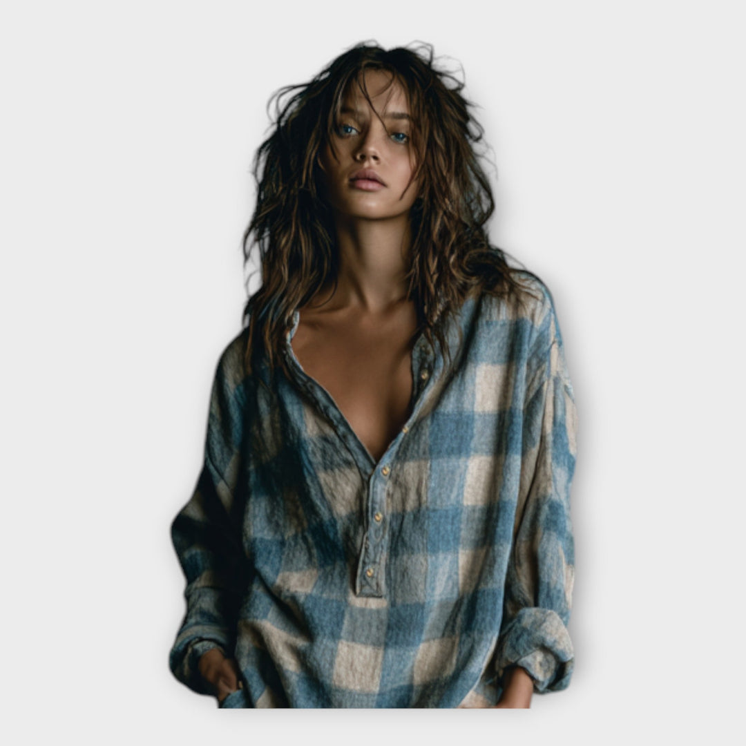 Adéla – Halenkové Šaty s Uvolněnou Elegancí