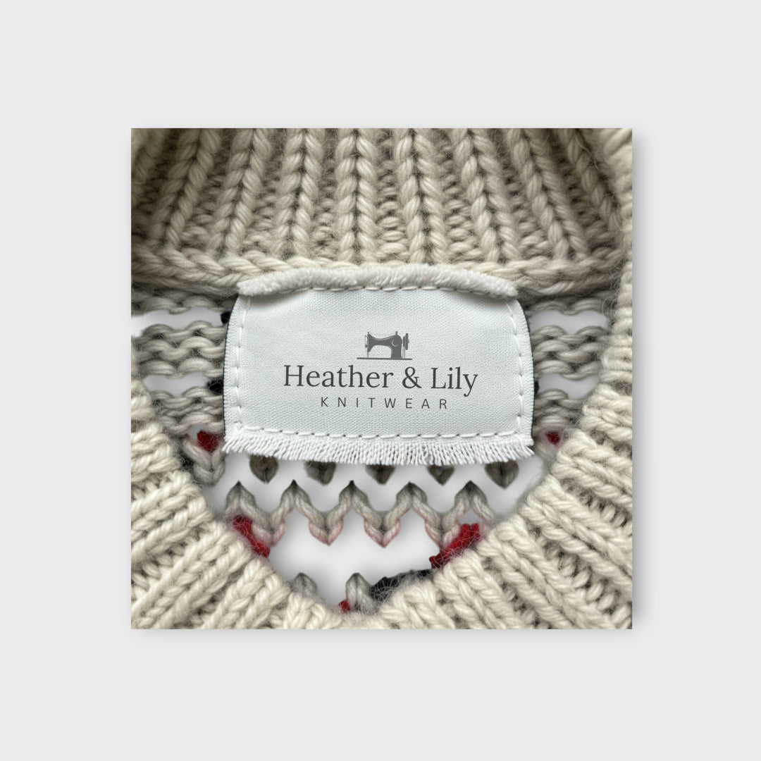 Adéla – Pletené Šaty s Vzorem