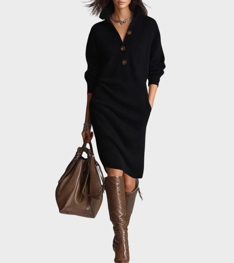 Afrodite™ - Teplé pletené elegantní šaty