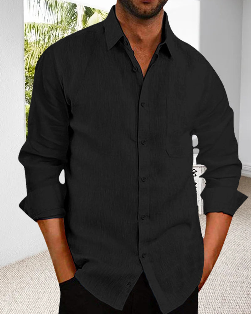 Tomáš – Pánská Košile s Dlouhým Rukávem