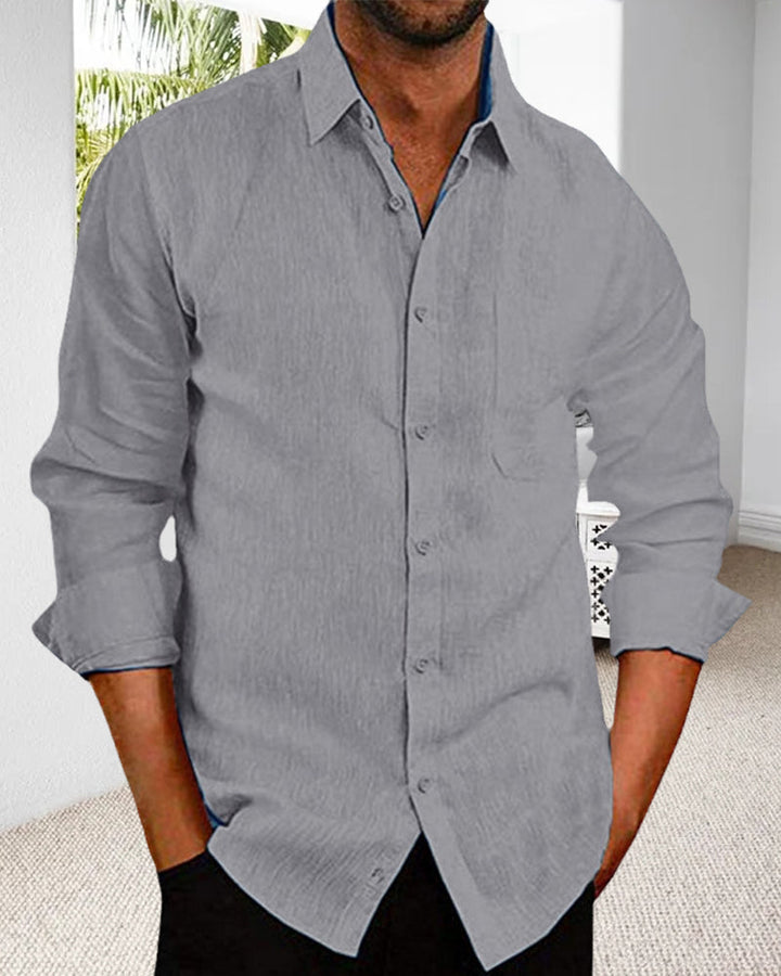 Tomáš – Pánská Košile s Dlouhým Rukávem