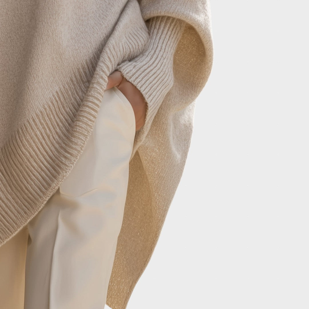 Serena – Elegantní svetr s asymetrickým spodním lemem