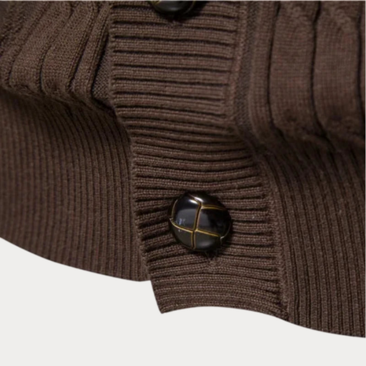 Tomáš – Pletená Vesta s Vzorem pro Muže