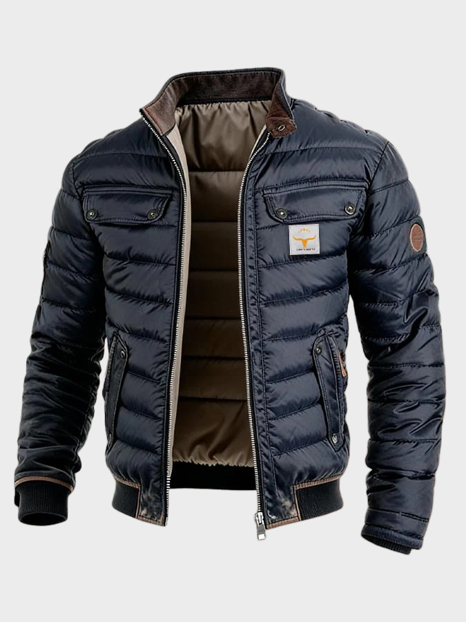 Erik™ - Stylová Vintage Puffer Bunda