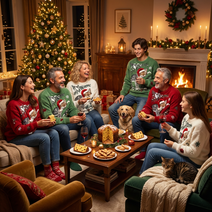 KočkaZima™ - Měkký Vánoční Svetr pro Ženy