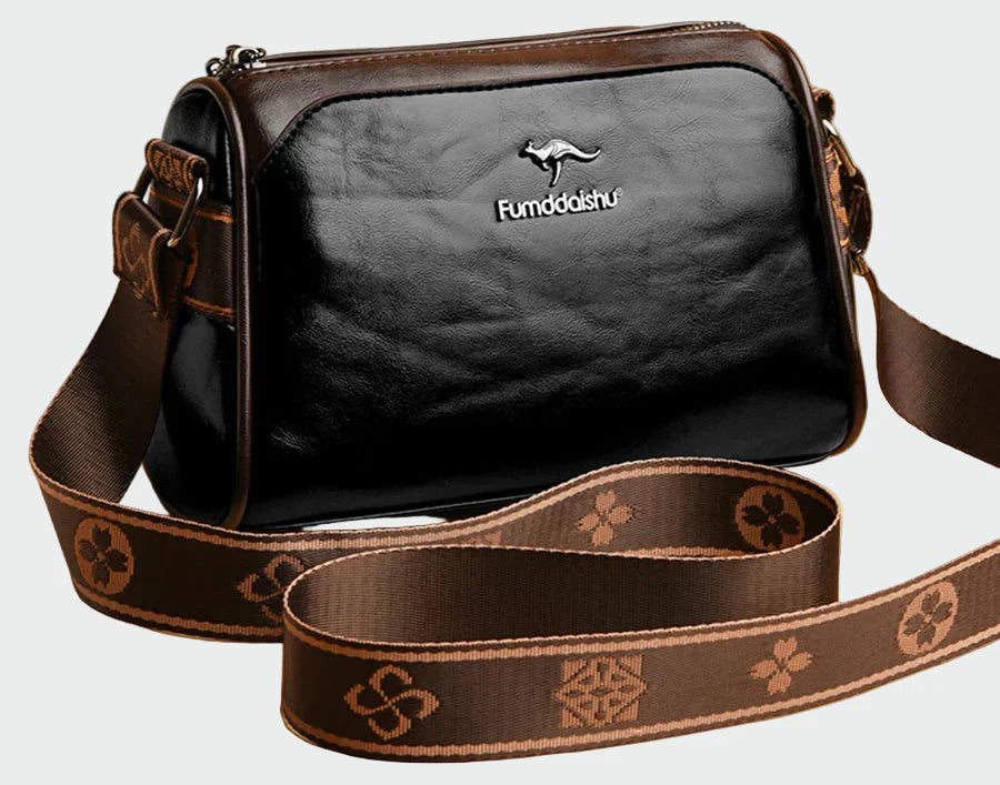 Adéla – Nadčasová Kožená Taška Přes Rameno