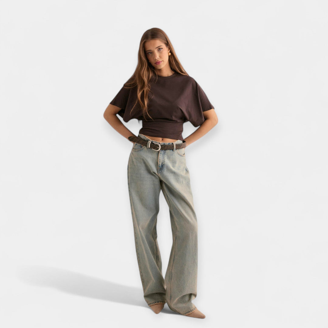 Adéla – Tričko s Pohodlnými Širokými Rukávy