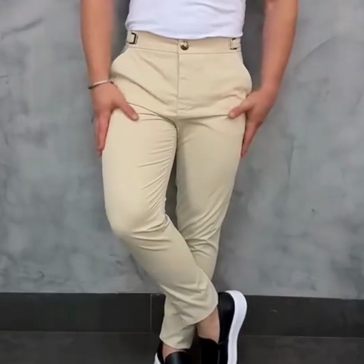 Massimo - Pánské Slim Fit Stretch Kalhoty