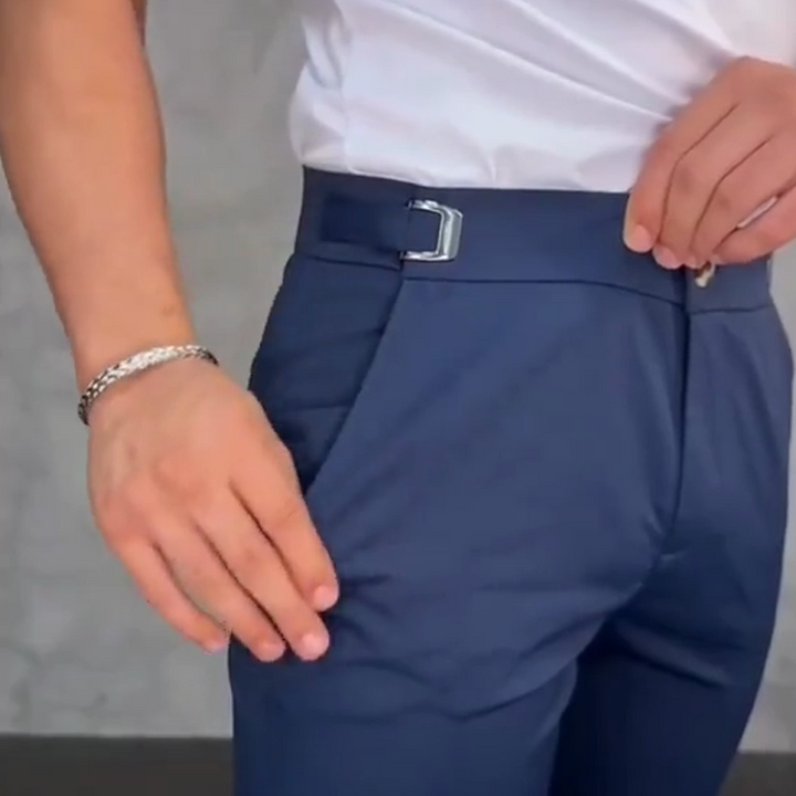 Massimo - Pánské Slim Fit Stretch Kalhoty